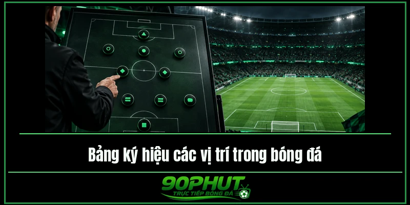 Bảng ký hiệu các vị trí trong bóng đá
