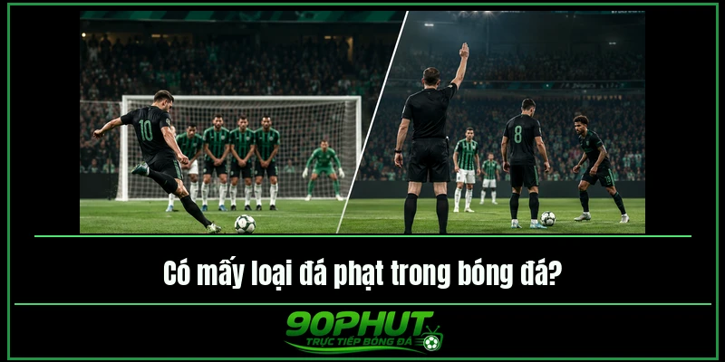 Có mấy loại đá phạt trong bóng đá