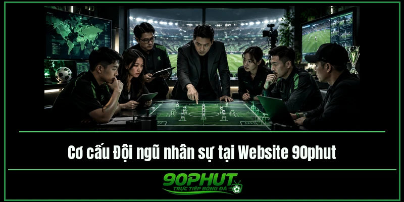 Cơ cấu Đội ngũ nhân sự tại Website 90phuttv