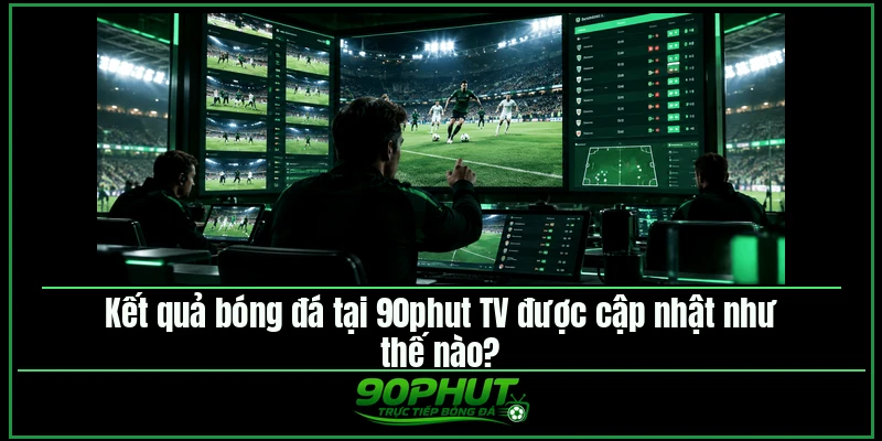 Kết quả bóng đá tại 90phut TV được cập nhật như thế nào
