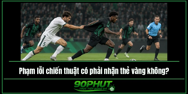 Phạm lỗi chiến thuật có phải nhận thẻ vàng không