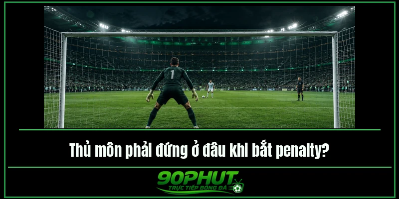 Thủ môn phải đứng ở đâu khi bắt penalty