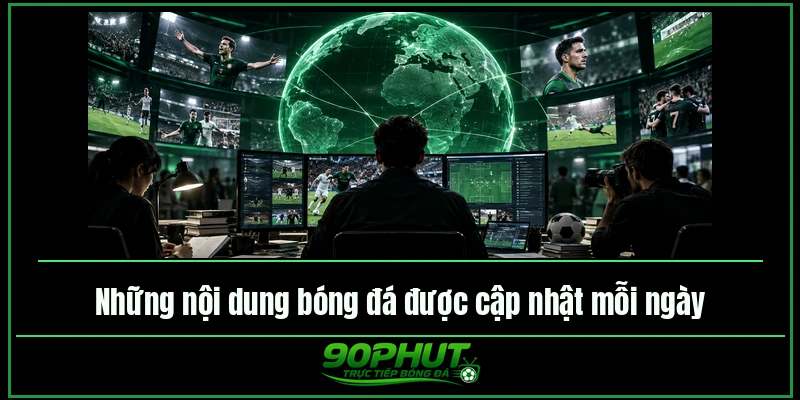 Những nội dung bóng đá được cập nhật mỗi ngày tại 90phut TV