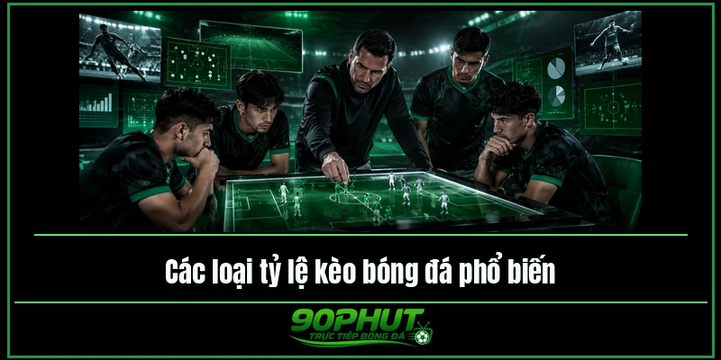 Các loại tỷ lệ kèo bóng đá phổ biến