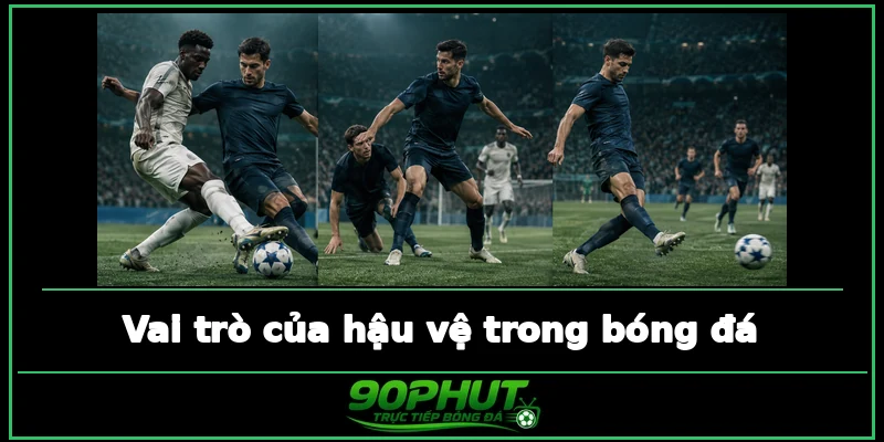 Vai trò của hậu vệ trong bóng đá