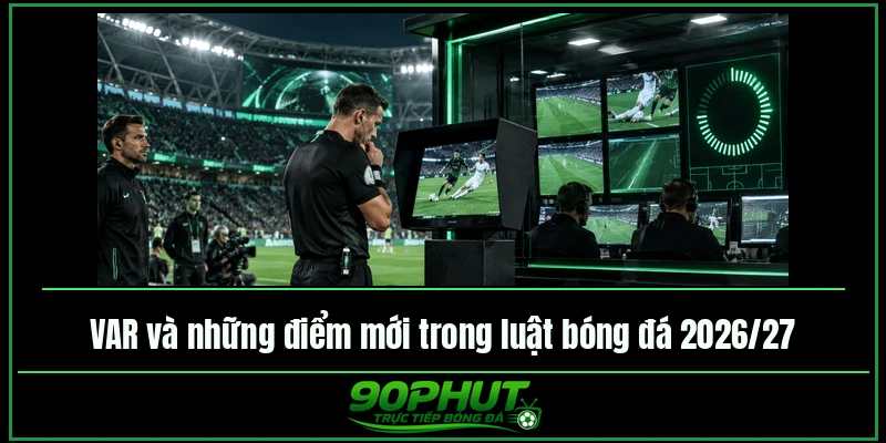VAR được áp dụng như thế nào trong luật bóng đá