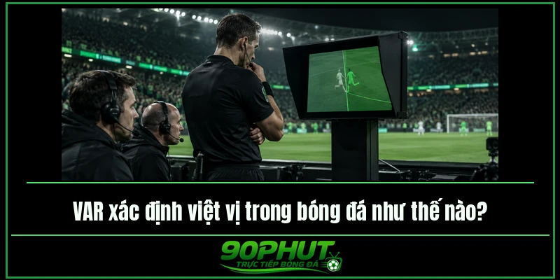 VAR xác định việt vị trong bóng đá như thế nào